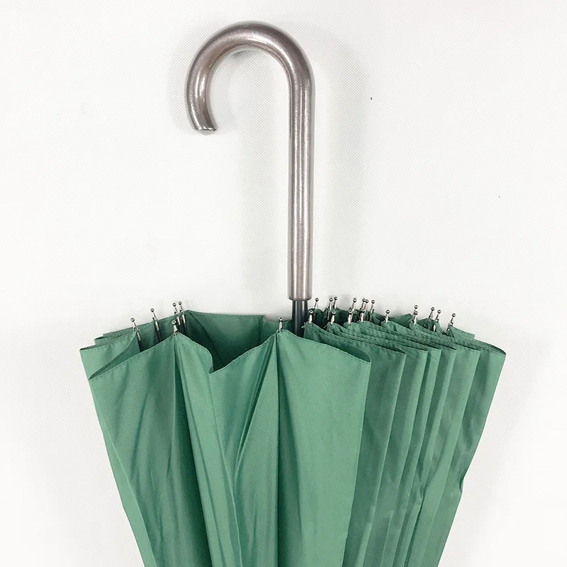 Totes Eco Handing  Open Umbrella Classic Wooden J Stick Handle with Grip Design Versatile Travel, Perfect for Rainy Days