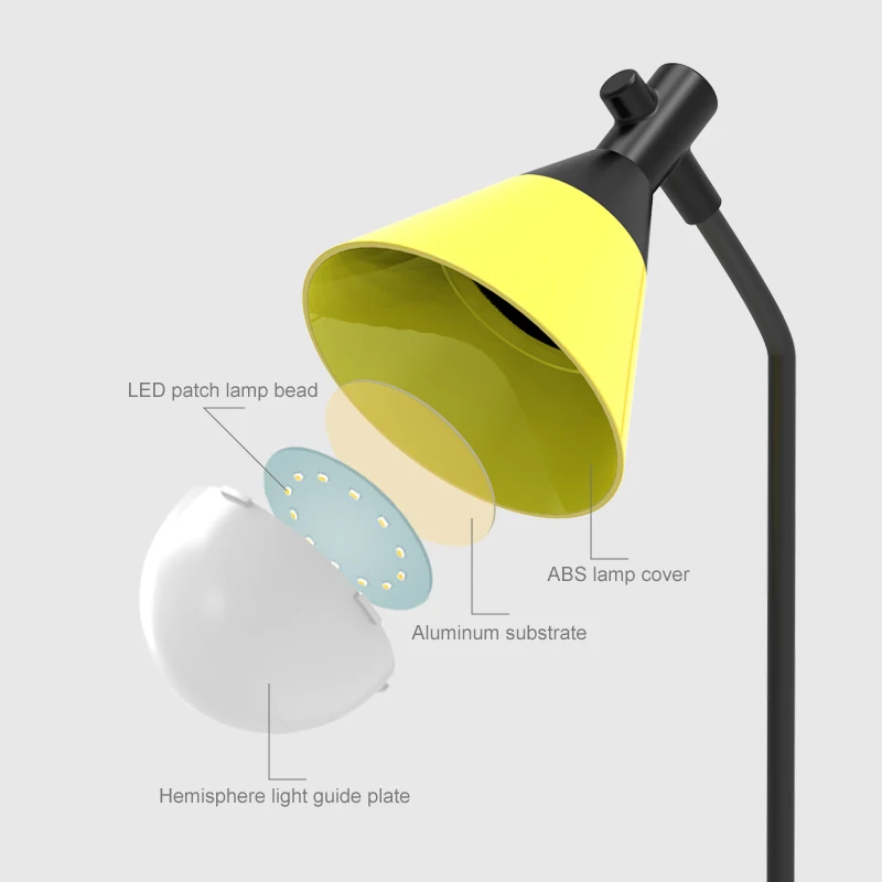 Luxury Decorative Adjustable Gooseneck Tube  Rechargeable LED Table Lamp Study Lamp Reading Desk Lamp With Pen Holder