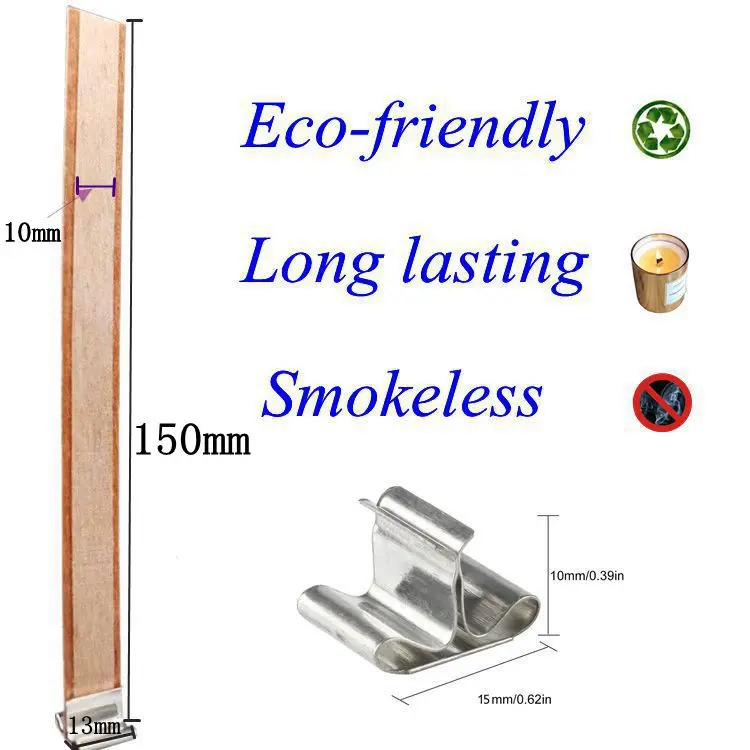 2021 newly Double Sticked Wicks Whisper Booster Wooden Candle wick For Candle Making