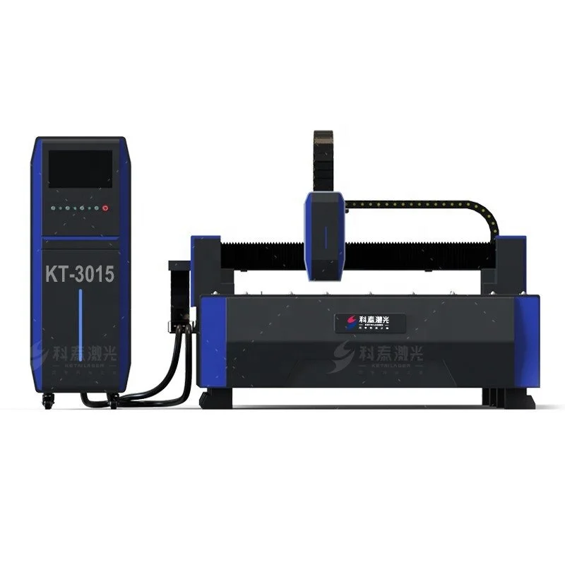 Add to CompareShare 3015 metal tube laser cutting machine 1000W metal fiber laser cutting steel laser cutting machine 1500w