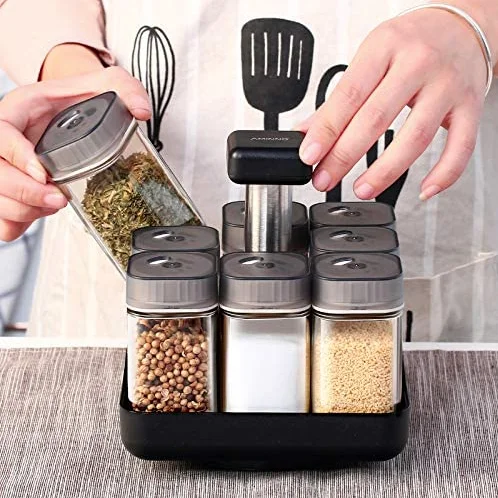 Rotating Spice Storage for Cabinet and Kitchen