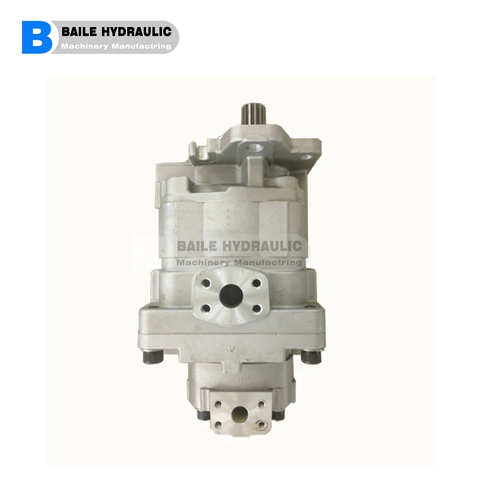 705-51-20830 705-51-20370 KOMATSU Gear pump for Bulldozer  D65WX-15 D70LE-12  hydraulic double pump hot sale