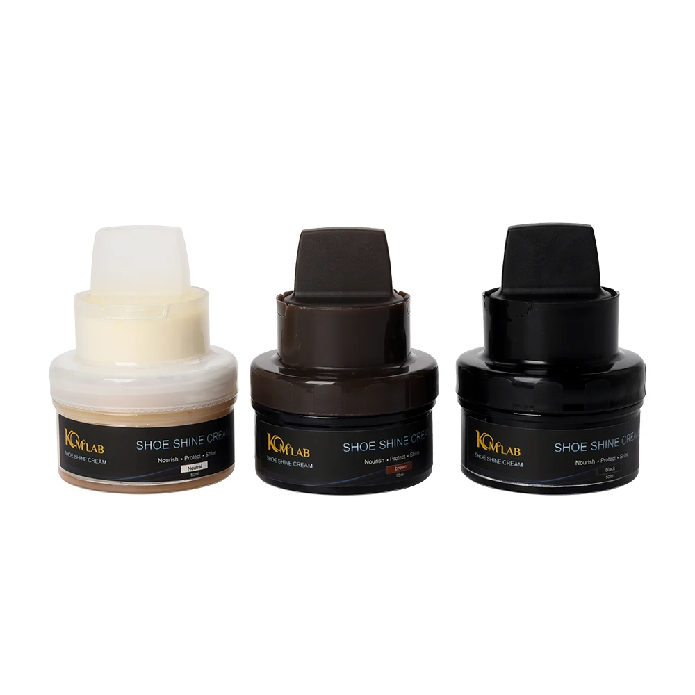 KM Leather sneaker care oil Colorless white brown leather shoes universal brush liquid shoe wax shoe polish