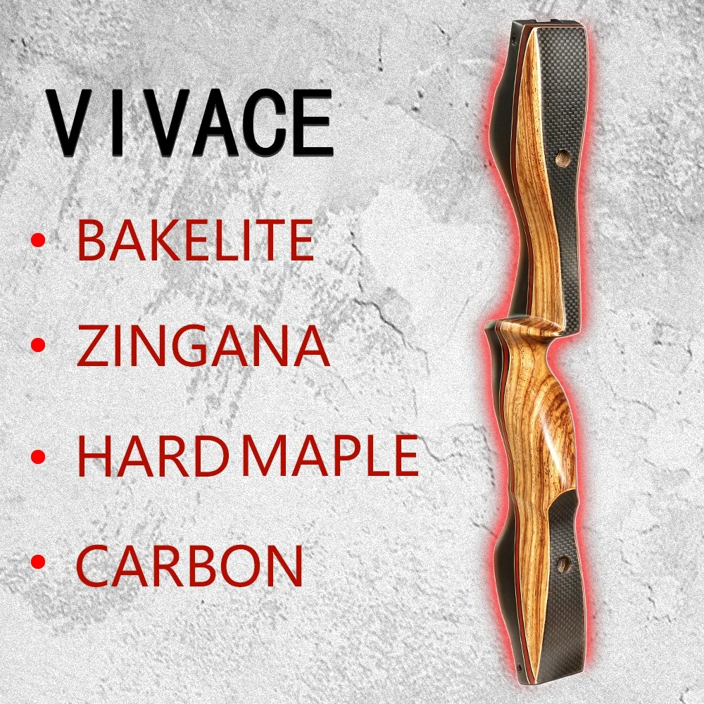 High Performance Traditional Vivace Ilf Riser Recurve Bow Archery Bows