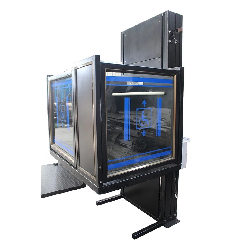 Hydraulic Wheel Chair Lifting Table Provide Multiple Access Points Elevator Vertical Platform Lifts with Protection System