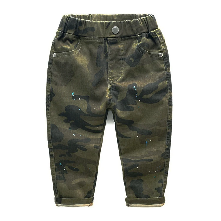 
Hot Sale Cotton Pants Designer Good Quality Pants Boys Camo Pants 
