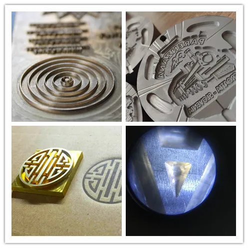 ND6050 high precision CNC machine with granite structure to crave metal micro hot stamping dies