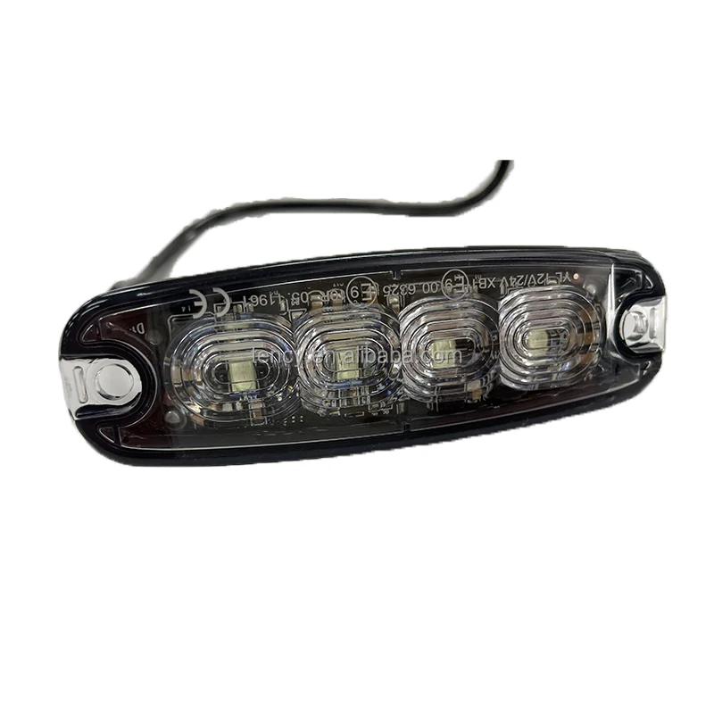 
2021slim size Strobe lights Synchronous mode Amber blue warning car light 