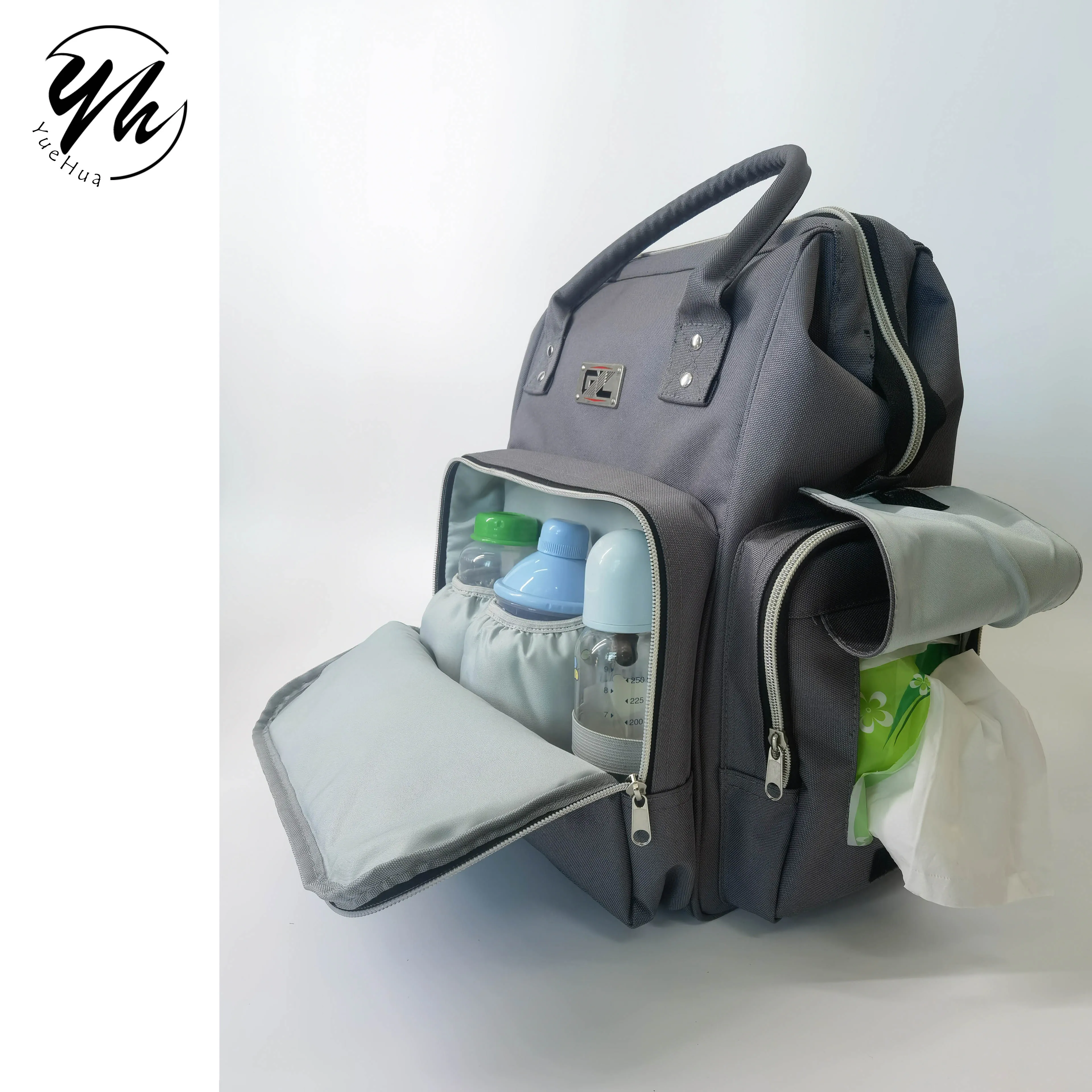 Hot sell 2021 Luxury Customized Logo Durable Baby travel waterproof Diaper Backpack