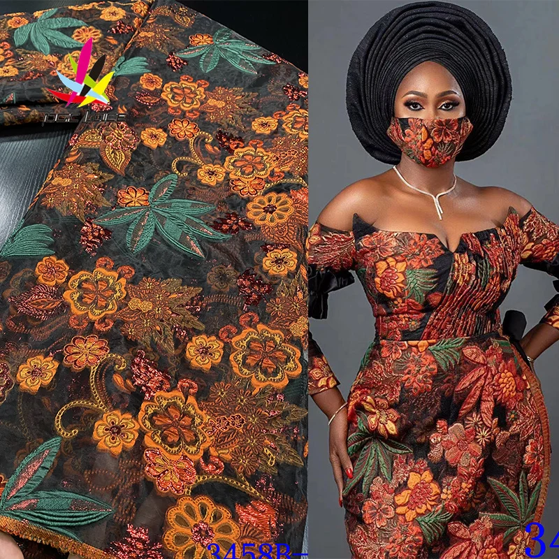 Африканская кружевная ткань 2020 высокого качества по низкой цене, новейший дизайн, для вечернего платья