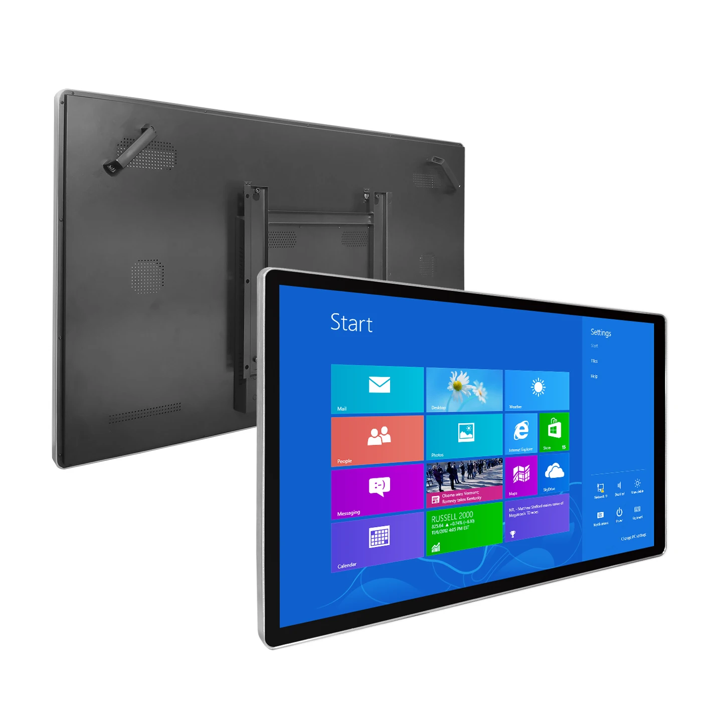 High Brightness Window Monitors Hanging Advertising Digital Signage Wall Mounted Lcd Advertising Display Screen