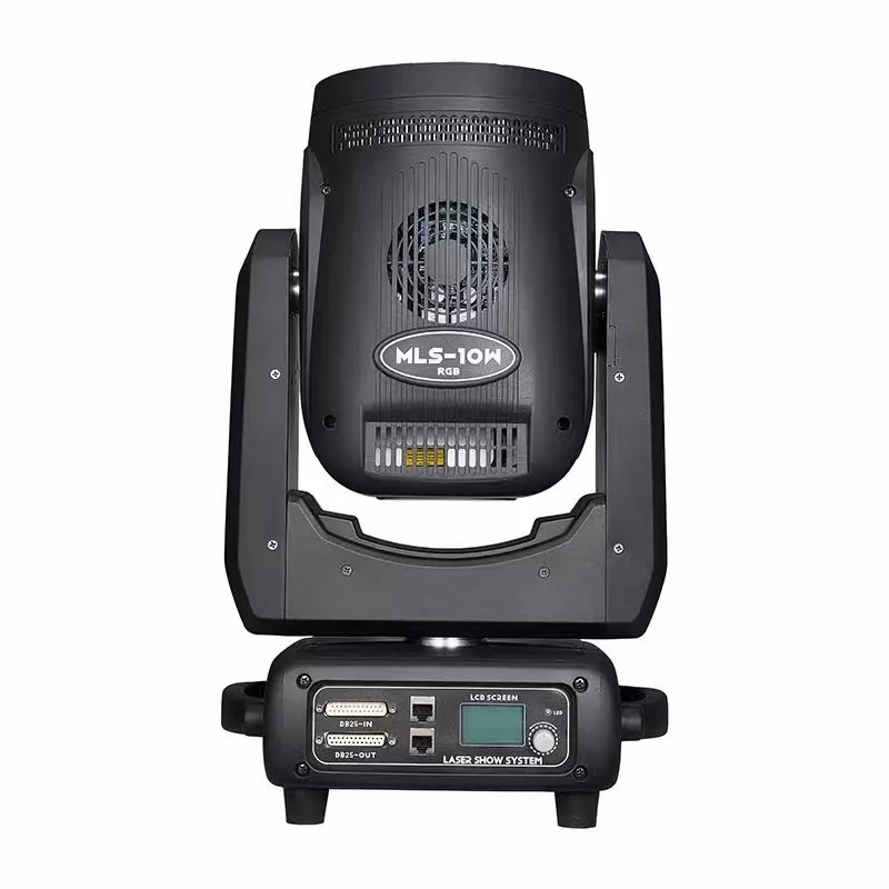 5W RGB Full Color Animation DMX Moving Head Laser Light With 9X20W RGBW Wash Light For DJ Live Club Weeding Stage Light