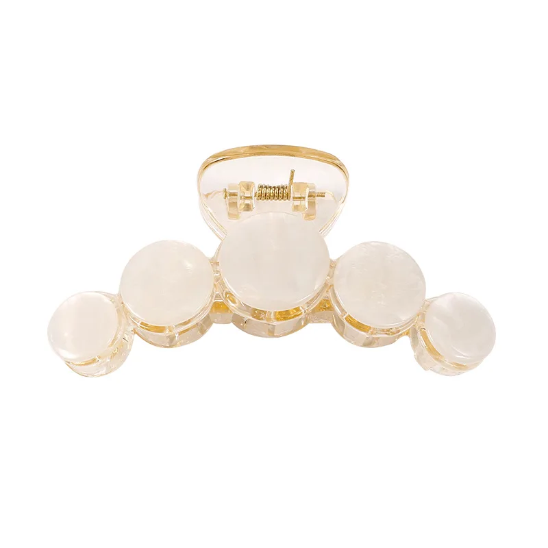 French Pearl Hair Claws for Women Flower Hair Clips Hair Pin Female