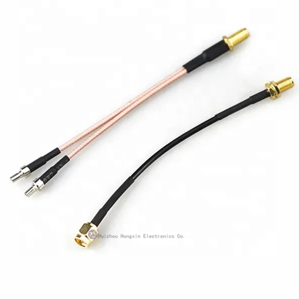 Low Lose 5g Wifi F 4 In 1 Rg178 Cable F Female /Sma Female To 4*Sma Male/ Ipex U.Fl Connector Rf Splitter Coaxial Cables