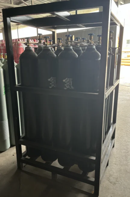 High Quality 20L 200bar Steel Nitrogen Gas Cylinder EN ISO9809 Standard Factory Direct for Industrial Use 5kg Weight