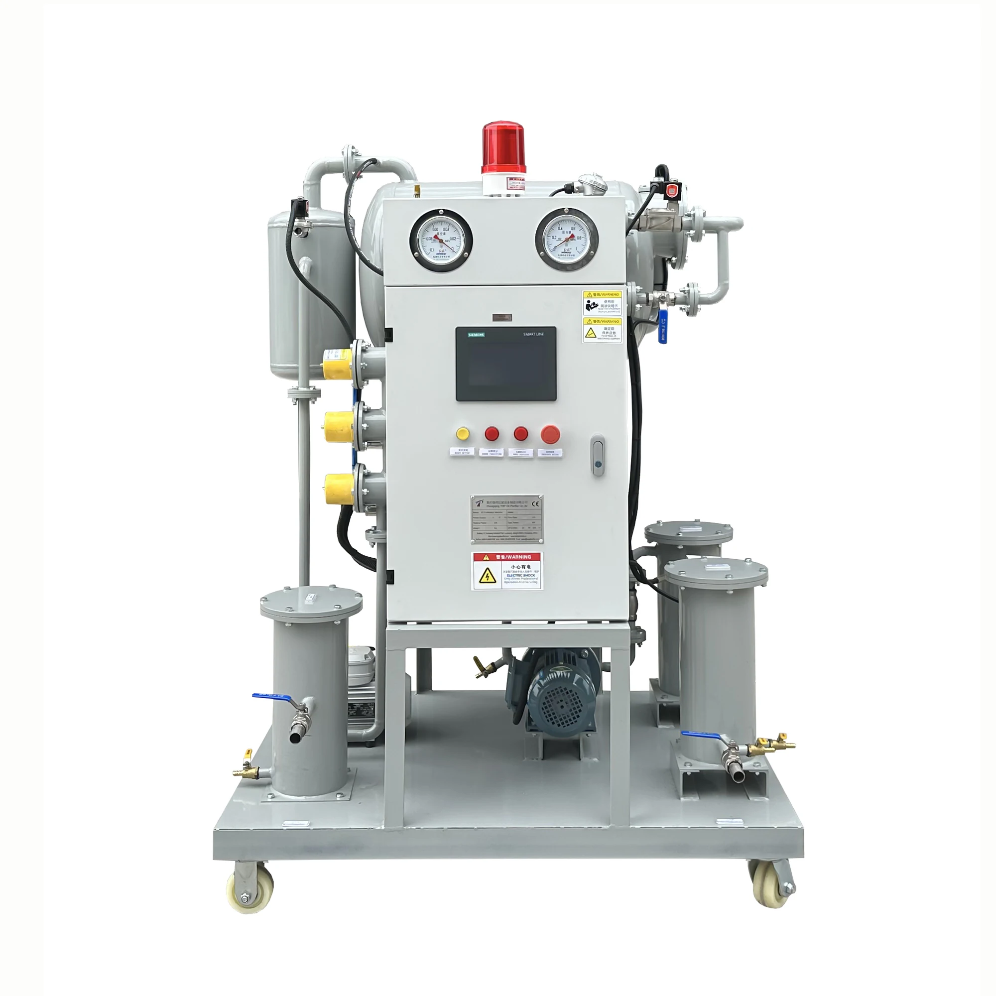 PLC  and SCADA Control ZY-A Fully Automatic Portable Vacuum Transformer Oil Treatment Equipment