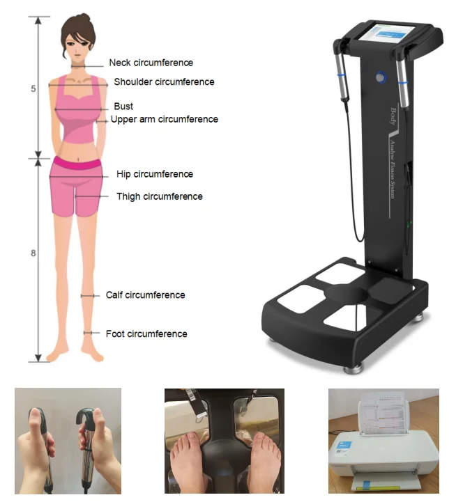 Beco Best Selling Human Body Fat Muscle Detection Instrument digital weighing scale for sport center