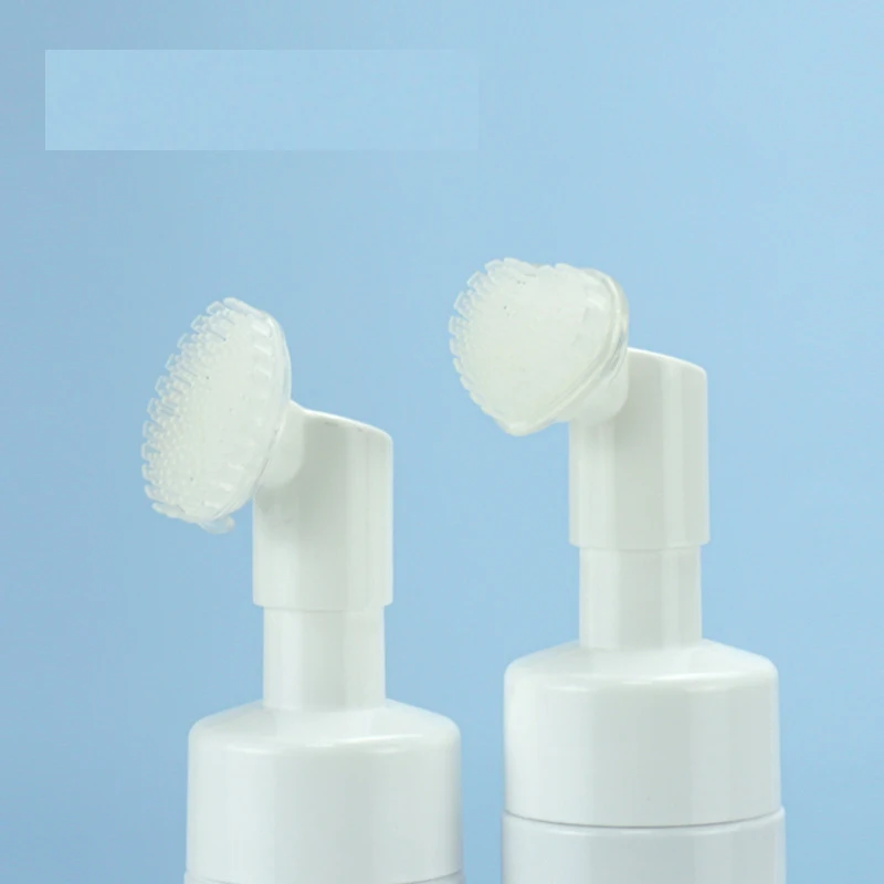 200ml 60ml 150ml Empty Plastic Dispense Foam Bottles with Brush 100ml Cosmetic Facewash Cleansing Foaming Soap Pump Bottle