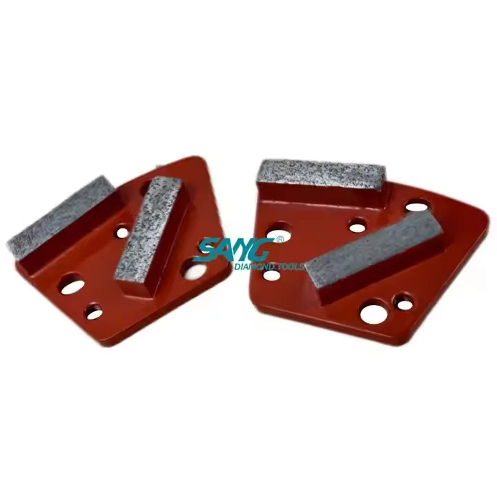 Wholesale Grinding Hard floor Concrete Floor Trapezoid Metal Bond Concrete Abrasive Block Diamond Grinding Block