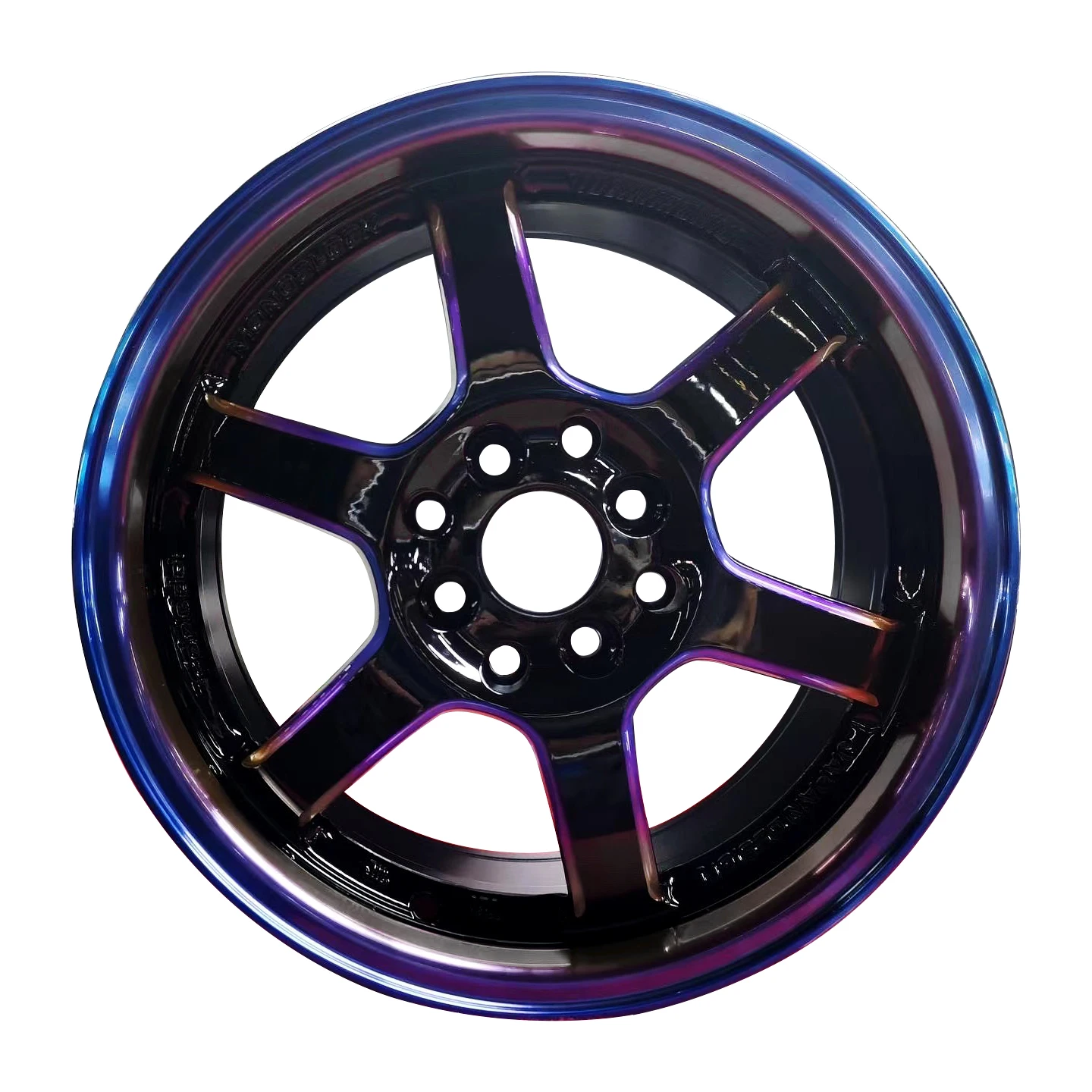 558 Factory 15 16 17Inch Chameleon Car Alloy Aluminum Wheel Rim For TE37