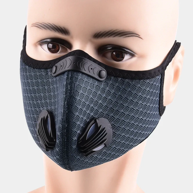 Hot Sale Cycling Equipment Activated Carbon Sport Filter Dust Pollution Bicycle Face Cover with Valve
