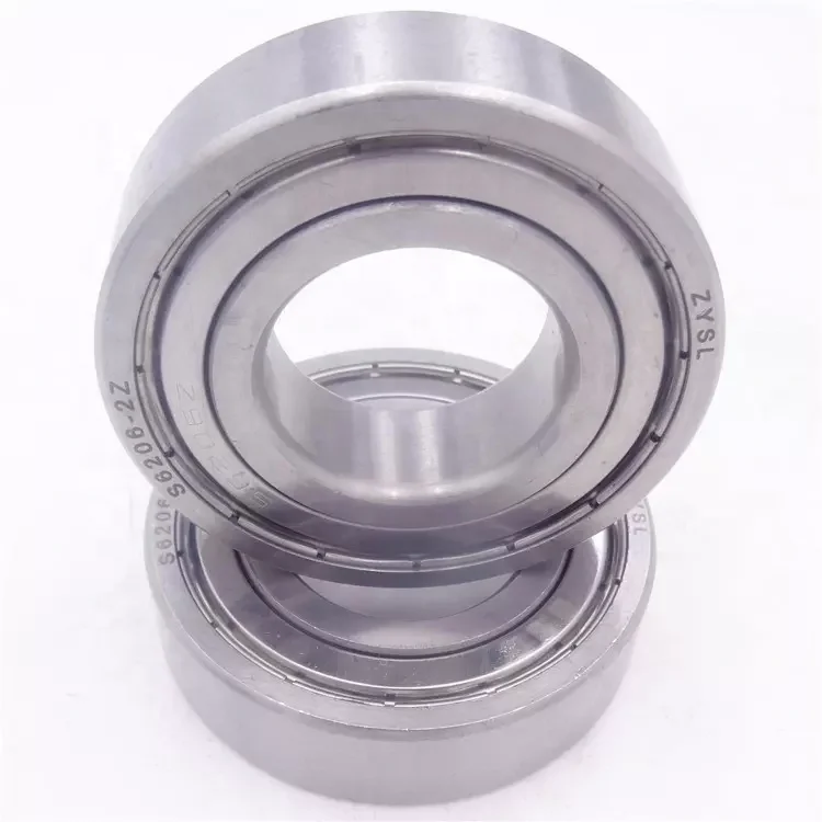 High quality glass and temperature ball bearing 30 X62 X 16mm 6206
