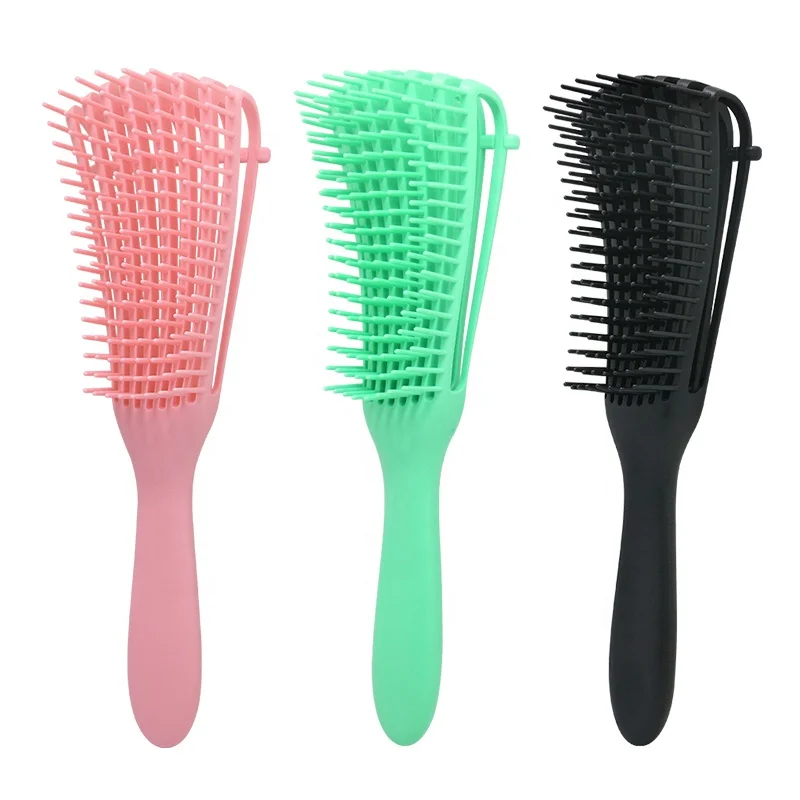 Eight-claw Comb Hair Multi-functional Styling Massage Comb Plastic Anti-static Eight-claw Fish Comb The Hot Sale of New