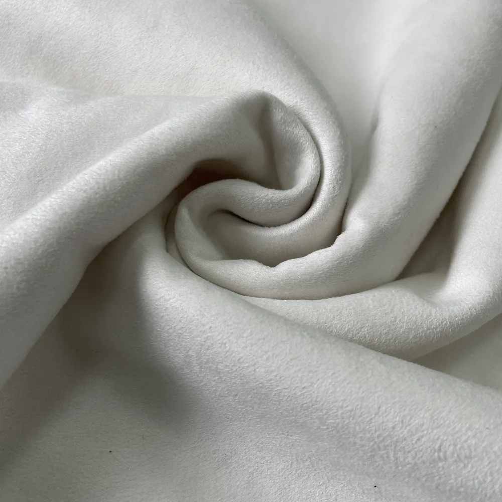 Wholesale Blanket Faux Fur Polyester Bonded 500gsm suede fabric