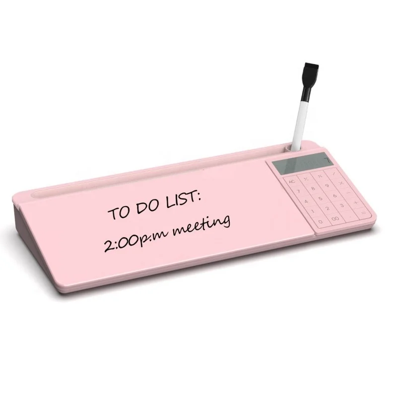 new arrival color custom Glass Desktop Dry Erase Computer Keyboard Stand desktop glass whiteboard storage organizer