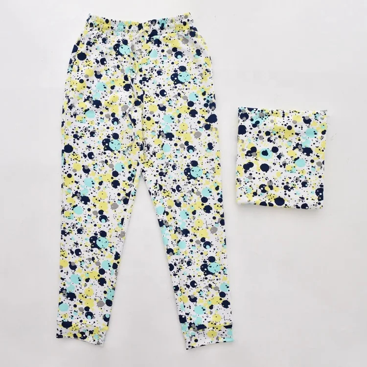 Customized Design Weft Knitted Abstract Dot Printed Stretch Spandex Polyester French Terry Fleece Fabric for Sweatshirts