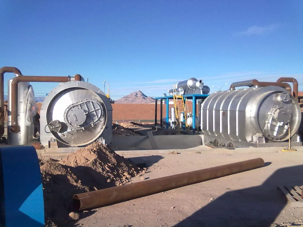 Ланнинг отходов резины переработки пиролиза завод