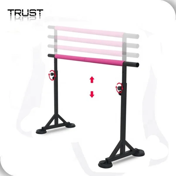 portable Adjustable Gymnastics Parallel Ballet Barre Dance Pole