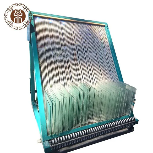 Стеклянные стеллажи Harp для хранения стеклянных листов на стеклянном заводе