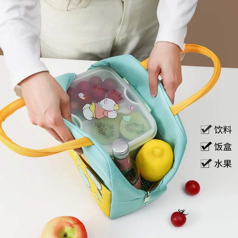 Wholesale Small Multi-Function insulated Thermal Tote Bag To Keep Food Cold Children Kids Lunch Cooler Box Bag For Office School