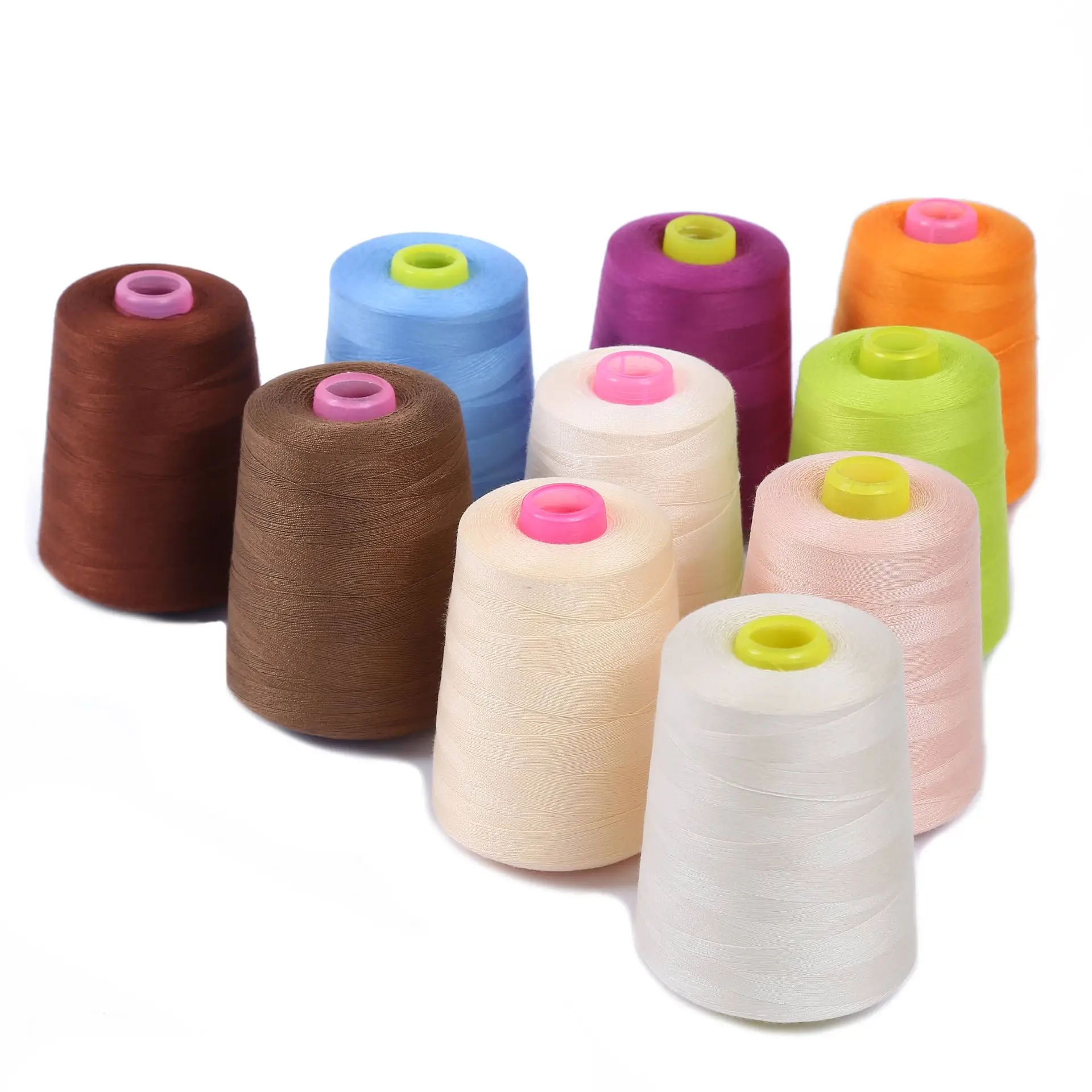 20/3 TKT30 TEX80 2000 Yards 100% Spun Polyester Sewing Thread Thousands Colors GRS Certificate