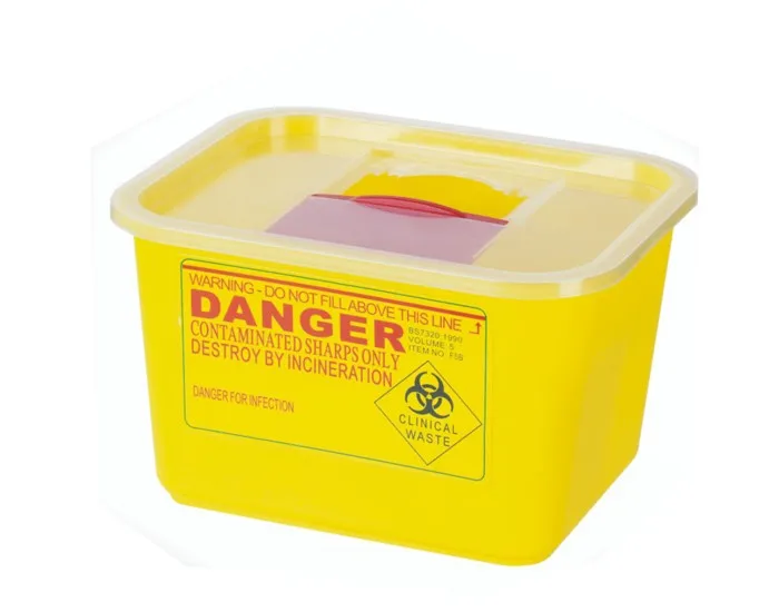 Wholesale Plastic Fresh Lock Storage Square Sharps Container Disposable