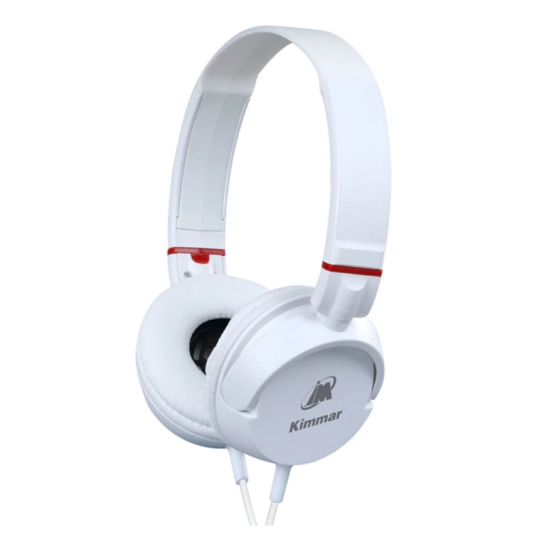 Discount foldable 40mm speaker super clear sound wired on-ear headphone for computer/mobile phone use