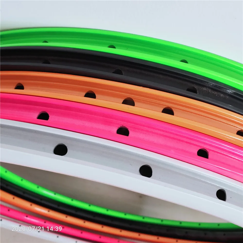 700C fixie rim 43 мм 36h Тройная стена Цветной алюминиевый обод для велосипеда