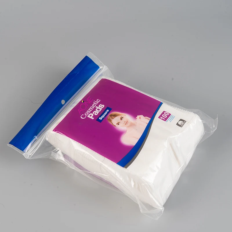 100pcs Personal care Pure cotton makeup remover pads cosmetic square cotton pads