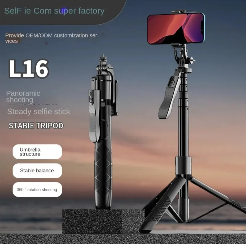 Multifunctional Umbrella Stand Balance Steady Shooting Live Bluetooth Tripod Selfie Stick 360 Degree Rotation Cell Phone Live