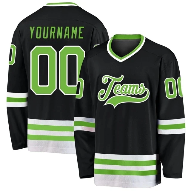 As your choice wholesale cheap team hockey jerseys polyester personalized sublimated your name/number ice hockey wear jersey