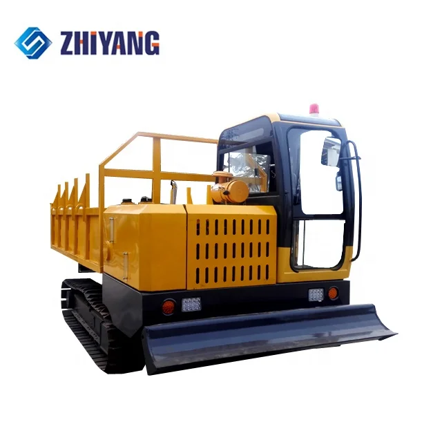 China 10ton capacity crawler dumper with grapple