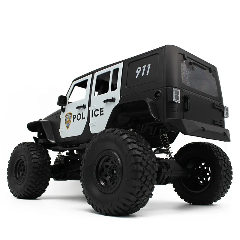 Новое поступление 4WD пластиковый полицейский автомобиль с дистанционным управлением