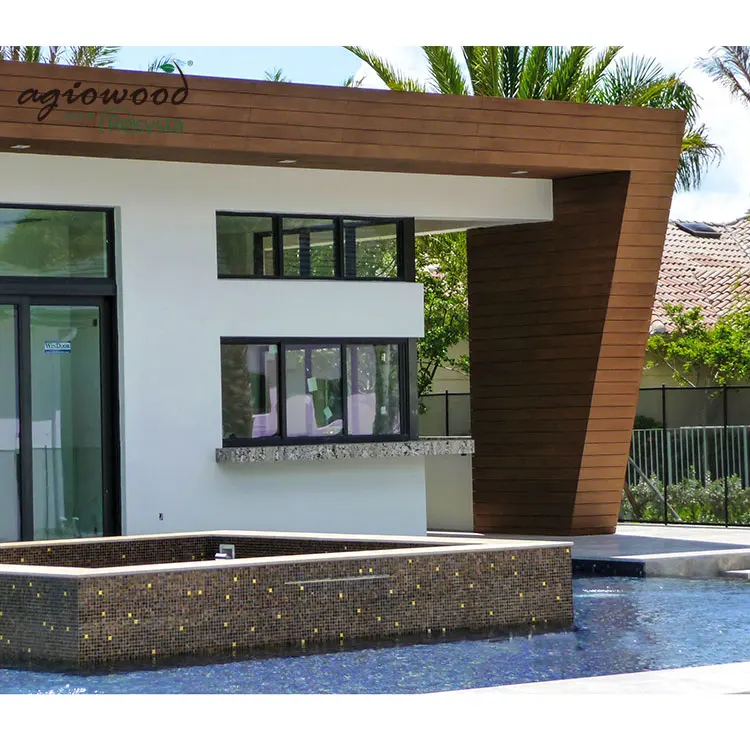 Agiowood Resysta Wood Wall Panel Exterior Wood Cladding Boards