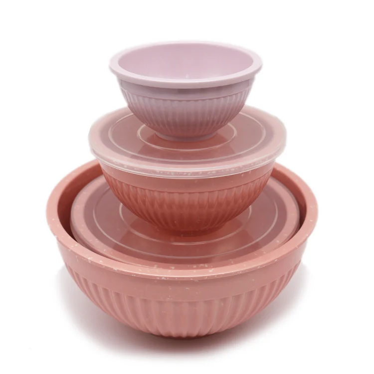 Cheap design custom wholesale High quality plastic food grade melamine mixing storage kid bowl set