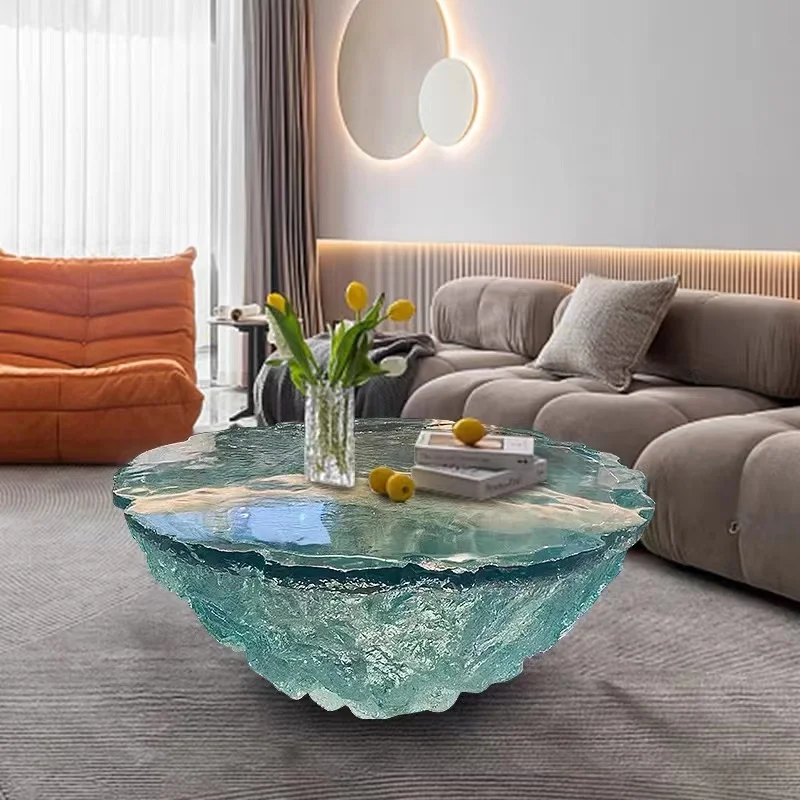 Simple  Personalized Artistic  Living Room epoxy table Side Resin  modern coffee table sets
