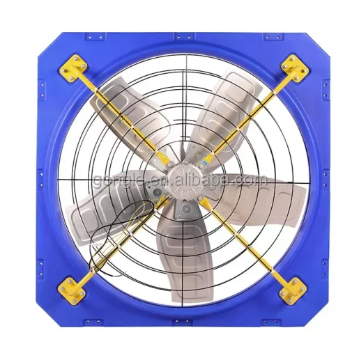 Dairy farm equipment double mesh cattle cooling fans/ceiling mount ventilation fans for cow / barn
