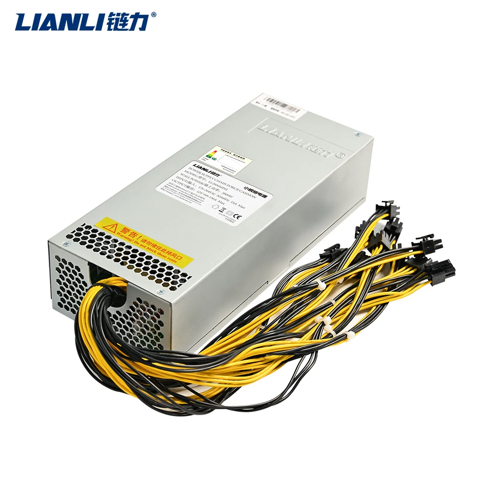 Lianli/OEM dc to dc high voltage power supply 2000w psu used for gpu rx580 computer case