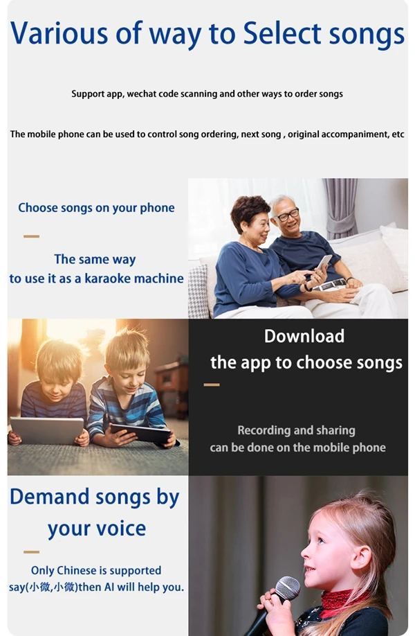 2021 Brand New InAndOn 15.6 3in1 4T Karaoke Machine Home Party Karaoke Machine Player System