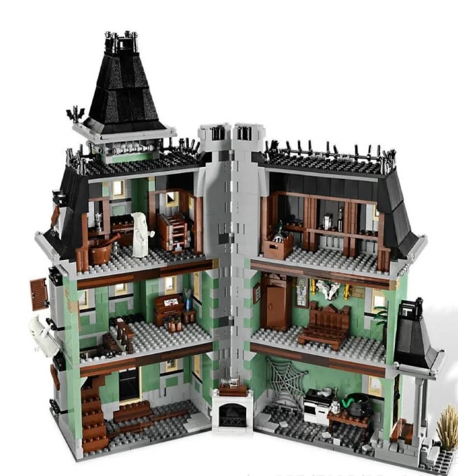 X19055 (80011) Creative Architecture Series Monster Warrior Ghost House DIY Assembly Model Building Toy